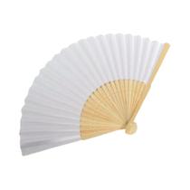 Leques Decorativos Brancos DIY Pintados À Mão Elegantes Criativos Para Casamentos Festas Dança