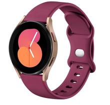 Lerobo Pulseira de Silicone 20mm para Galaxy Watch, (Vinho)