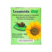 Lesmicida Contra Lesmas Caramujos Para Horta e Jardim Dimy - 50g