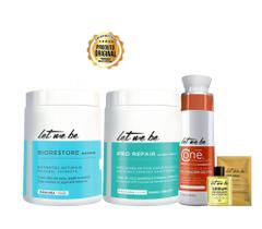 Let Me Be Btx Pro Repair 1 Kg + Bio Restore 1 Kg + Cauter One 500ml