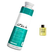LET ME BE - Escova Progressiva Protein Smoothing Passo Único 500ml + Sérum Reparador