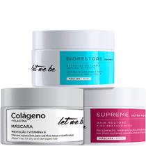 Let Me Be - Kit Cronograma Capilar Antioxidante Vegetal (3 Produtos)