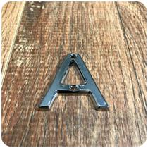 Letra A Residencial Pequena Cromada Para Apartamento Letra A Residencial Pequena Cromada Para Apartamento