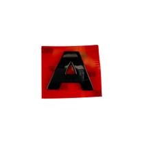 Letra Avulsa Black Piano do Emblema de Carro Letra A