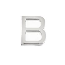 Letra B Residencial 39 MM Plástico ABS Cromado BemFixa Letra B Residencial 39 MM Plástico ABS Cromado BemFixa