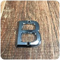 Letra B Residencial Pequena Cromada Para Apartamento Letra B Residencial Pequena Cromada Para Apartamento