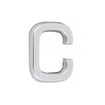 Letra C Bemfixa Abs Cromada 39mm Letra C Bemfixa Abs Cromada 39mm