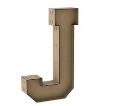 Letra Caixa Grande J Mdf 60Cm De Altura Decoração