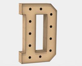 Letra Caixa Grande Mdf 80Cm De Altura Decoração