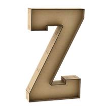 Letra Caixa Grande Z Mdf 80Cm De Altura Decoração Festa - Doce Arte Em Madeira Letra Caixa Grande Z Mdf 80Cm De Altura Decoração Festa - Doce Arte Em Madeira