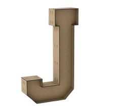 Letra Caixa J 60cm MDF Festa Decoração Balão Mesa Nome Letra Caixa J 60cm MDF Festa Decoração Balão Mesa Nome