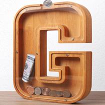 Letra de madeira G Piggy Bank HODNSZRIT 23x23x4,5 cm Letra de madeira G Piggy Bank HODNSZRIT 23x23x4,5 cm