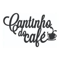 Letra Decorativa Cantinho Do Café Preto - Decor House