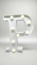 Letra Luminária LED 3D Decorativa Branca Letra Luminária LED 3D Decorativa Branca