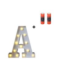 Letra Luminária Led 3d Festa Decoração + Pilha Grátis Letra Luminária Led 3d Festa Decoração + Pilha Grátis