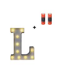 Letra Luminária Led 3d Festa Decoração + Pilha Grátis