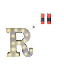 Letra Luminária Led 3d Festa Decoração + Pilha Grátis