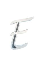 Letra/ numeral de fachada - E Jr grelhas Letra/ numeral de fachada - E Jr grelhas