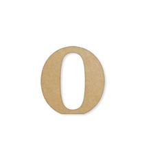 Letra o 15mm por 18cm de Altura Mdf Madeira Cru Letra o 15mm por 18cm de Altura Mdf Madeira Cru
