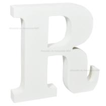 Letra R 15mm por 18cm de Altura Mdf Madeira Pintado Letra R 15mm por 18cm de Altura Mdf Madeira Pintado