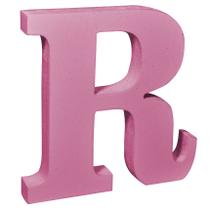 Letra R 15mm por 18cm de Altura Mdf Madeira Pintado Letra R 15mm por 18cm de Altura Mdf Madeira Pintado