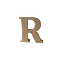 Letra R 9cm de altura mdf 18mm