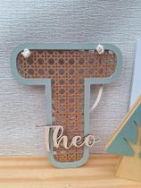 Letra Rattan Personalizada com Nome Exclusivo