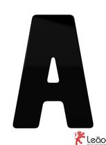 Letra Residencial Preto - A - Fácil Instalação E Alta Durabilidade