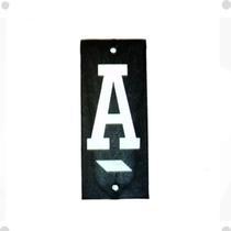 Letra Retangular A c/25pçs Caiado