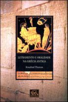 Letramento e oralidade na grecia antiga Letramento e oralidade na grecia antiga