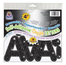Letras autoadesivas Pacon Black Dazzle Puffy Font 78 caracteres