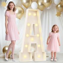 Letras de letreiro Ledido 120 cm Light Up Letter Sign Letra A Letras de letreiro Ledido 120 cm Light Up Letter Sign Letra A