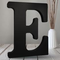Letras de madeira AOCEAN 25 cm pretas inacabadas para decoração de Halloween Letras de madeira AOCEAN 25 cm pretas inacabadas para decoração de Halloween
