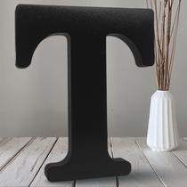 Letras de madeira AOCEAN Black 25cm inacabadas para o Halloween Letras de madeira AOCEAN Black 25cm inacabadas para o Halloween