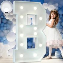 Letras de Marquee com Iluminação - 4 Pés - Branco Frio - Ideal para Festas Letras de Marquee com Iluminação - 4 Pés - Branco Frio - Ideal para Festas