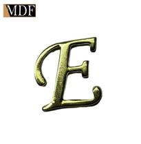 Letras do Alfabeto Apliques 2,22 X 2,56cm Zamac Dourado