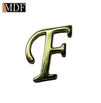 Letras do Alfabeto Apliques 2,22 X 2,56cm Zamac Dourado Letras do Alfabeto Apliques 2,22 X 2,56cm Zamac Dourado