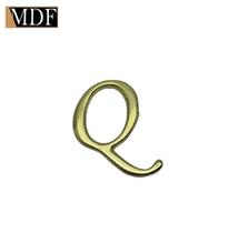 Letras do Alfabeto Apliques 2,22 X 2,56cm Zamac Dourado Letras do Alfabeto Apliques 2,22 X 2,56cm Zamac Dourado