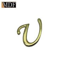 Letras do Alfabeto Apliques 2,22 X 2,56cm Zamac Dourado Letras do Alfabeto Apliques 2,22 X 2,56cm Zamac Dourado