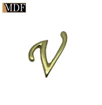 Letras do Alfabeto Apliques 2,22 X 2,56cm Zamac Dourado Letras do Alfabeto Apliques 2,22 X 2,56cm Zamac Dourado