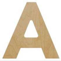 letras do alfabeto personalizadas sem acabamento - MDF letras do alfabeto personalizadas sem acabamento - MDF
