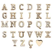 Letras Douradas em ABS para Personalização de Calcinha e Acessórios Letras Douradas em ABS para Personalização de Calcinha e Acessórios