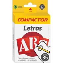 Letras e Algarismos Vazados 35MM - Caixa com 05 Conjuntos