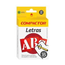 Letras E Números Vazados Compactor 35Mm Stencil 37 Peças Letras E Números Vazados Compactor 35Mm Stencil 37 Peças