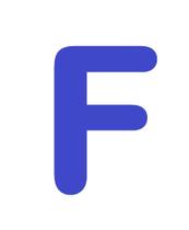 Letras em EVA Alfabeto Azul Royal - 14cm