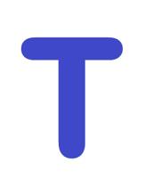 Letras em EVA Alfabeto Azul Royal - 14cm