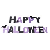 Letras em EVA Happy Halloween Roxo