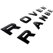 Letras Emblema Range Rover Evoque Vogue Sport Tampa de Capo MalaPRETO BRILHANTE