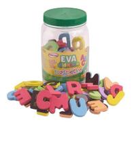 Letras Eva Didático Abc Vogais Móvel Magnético 93Peças 8Mm