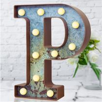 Letras LED para festas iluminadas Elnsivo Industrial Vintage Style